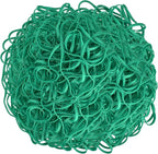 Large Heavy Duty Latex Rubber Bands 12 Inches Trash Can Bands Strong Elastic Bands for Office Supply, File Folders, Cat Litter Box, 60 Pack (Green)