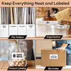 Compatible DYMO 30334 (2-1/4" x 1-1/4") Direct Thermal Multipurpose Labels, Barcode/FNSKU Address Stickers Replacement for DYMO LabelWriter 450, 4XL, Rollo, Zebra (12 Rolls / 12000 Labels), TRSTGIX