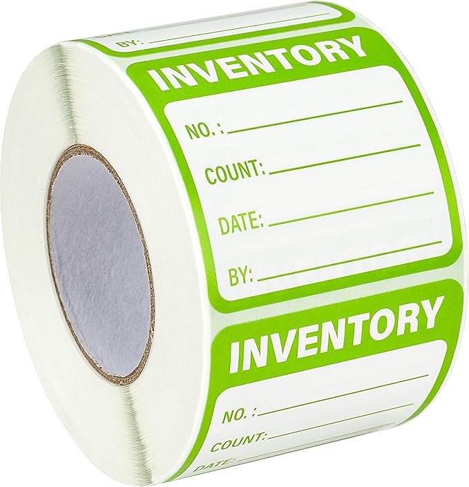 600 Pcs Inventory Stickers Control Labels for Shipping Handling Packing Moving Marking Organizing Notating Items 2 X 2 Inch