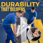Rockin Rolls Stretch Film Wrap – 18" x 1500 FT x 80 Gauge, 1 Roll Heavy Duty Pallet Wrap, Clear Plastic Moving Wrap for Packing, Shipping, Furniture & Luggage – Durable Self-Adhering Shrink Wrap Roll