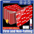 Double Sided Sticky Pads,Made of 3M VHB,Strong Adhesive Tape Squares Heavy Duty Waterproof Heat Resistant, Extreme Mounting Foam Tape,Car Home Outdoor Use, 12 Pcs 2.36x2.36 Inch