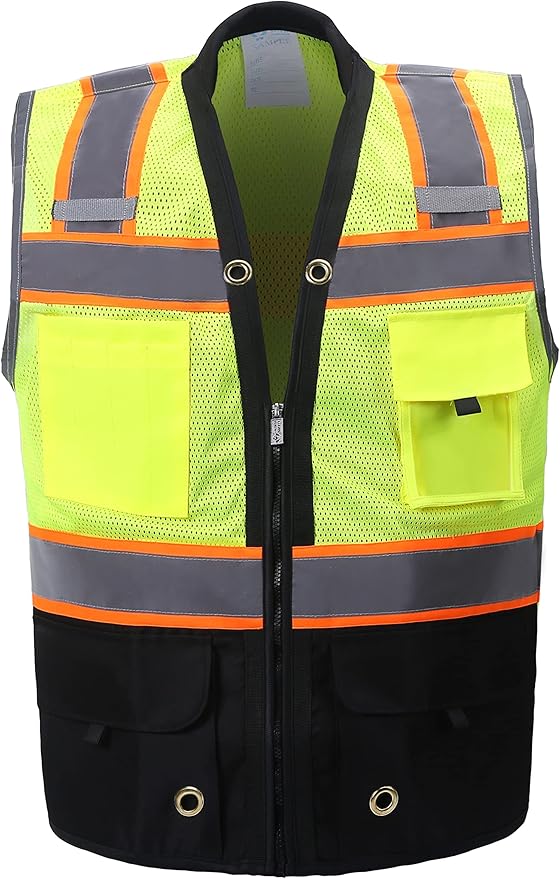 Shine Bright Safety Vest - High Visibility with Reflective Straps and Pockets – Premium, Soft, Durable, and Breathable