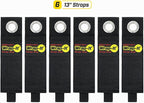 Heavy-Duty Wrap-It Storage Straps, 13-inch (6 Pack) - Hook and Loop Extension Cord Organizer Hanger, Cord Wrap, Cable Straps for Cables, Hoses, Rope for Home, RV and Garage Storage and Organization