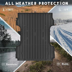 KARPAL Truck Bed Mat for Ford F250 / F350 / F450 2017-2026 (6.75FT Bed), All Weather TPE Truck Bed Liner Cargo Trunk Accessories for F250 / F350 / F450