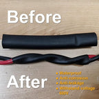 TKDMR 26 Ft 1/8" Heat Shrink Tubing - 3:1 Ratio Marine Grade Heat Shrink,Wire Cable Adhesive Lined Tube Insulation Seal Against Moisture Corrosion and Air Leakage.Black