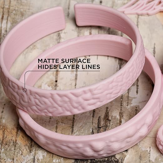 Polymaker Matte PLA Filament Sakura Pink 1.75mm 1kg 3D Printing Filament, PolyTerra 3D Printer PLA Filament