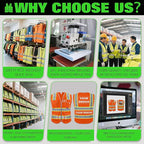 BeautyWill Custom Logo 10 Pockets Safety Vest Class2 ANSI Certified High Visibility Reflective Vest