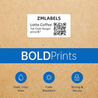 Compatible Thermal Labels Replacement for Zebra (【1.5" x 1"】 16 Rolls/20800Labels)
