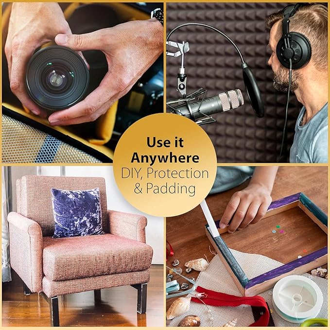 FoamTouch 1" Thick x 24" Wide x 84" Long Charcoal High Density Foam, Charcoal Foam Ideal for Couch Cushion, Bench Cushion, Seat Replacement, Wheelchair Seat Cushion and More