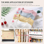 PARLAIM 1/2 Inch Round Adhesive Color-Code Dot Stickers,500 Stickers Inventory Dots Label in Dispenser Box,Pink Circle Coding Labels for Office Home(Pink)