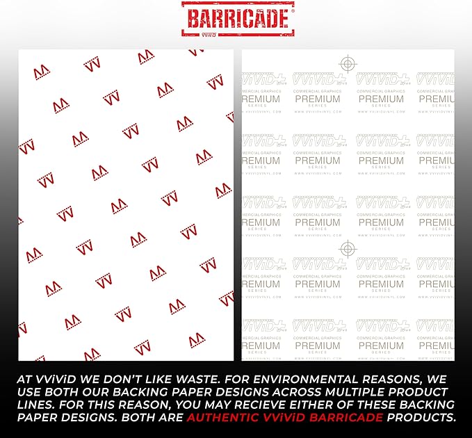 VViViD Barricade Premium 8 Year Clear Gloss Paint Protection Film (6" x 120")
