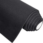 MAGZO Adhesive Foam Padding 1/8" Thick x 12" W x 59" L, Black Thin Neoprene Sheets, Closed Cell Foam Sheet Roll