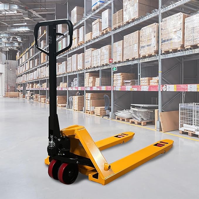 Tory Carrier Manual Heavy Duty Pallet Jack/Truck 7700lbs Capacity 48" L×27" W