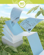 4x6 Thermal Shipping Label Mailing Postage Stickers Paper for Direct Thermal Label Printer USPS UPS Address Big Packing Fanfold Blue Color 500 Labels/Stack,1 Stack