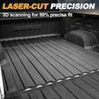Truck Bed Mat Fit for 2019-2026 Chevy Silverado 1500 & Sierra 1500, 5.8FT All Weather Heavy Duty TPE Rear Bed Liner for 2025 Chevrolet Silverado Accessories (Not Fit for 5.5'/6.8'/8.2' Bed)