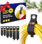 Heavy-Duty Wrap-It Storage Straps (Assorted 6 Pack) - Stocking Stuffer for Dad Extension Cord Organizer, Cable Straps for RV Accessories