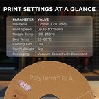 Polymaker Matte PLA Filament Sakura Pink 1.75mm 1kg 3D Printing Filament, PolyTerra 3D Printer PLA Filament