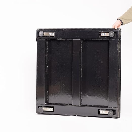 48"x48" Industrial Floor Scale, Heavy-Duty Warehouse Scale with Digital Indicator, Accurate Pallet Scale for Postal Luggage Shipping Mailing Weighing
