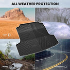 LASFIT Cargo Mat for Nissan Altima 2019-2025, All Weather TPE Custom Fit Easy Clean Durable No-Curling Trunk Mat for Altima 2019 2020 2021 2022 2023 2024 2025 Cargo Liner Cargo Tray, Black