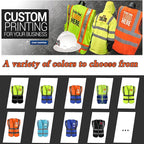 Personalized High Reflective Safety Vest Custom Hi Vis Safety Vest Men Women Construction Workwear Security Vest