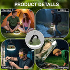 Rechargeable Camping Light MAYDENG 4000mAh , 100W, Waterproof LED Light. Suitable for Outdoor Emergencies, Hiking, and Backpacking.