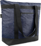 BeeGreen Cooler Bag Soft Leakproof Insulated Tote with Zipper for Beach Travel Grocery