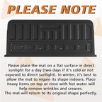 TripleAliners Tailgate Mat Compatible with 2015-2022 Chevy Colorado & GMC Canyon Tailgate Accessories Liner Protector All Weather TPE Custom Fit (Won't Fit Drop-in Liners)