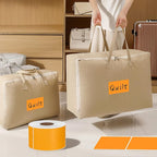 PARLAIM 5" x 3" Rectangle Color Coding Labels,500 per Inventory Labels Color Code Stickers Dispenser Box,Fluorescent Red Sticker Labels for Inventory,Family School Storage Bins Label(Orange)