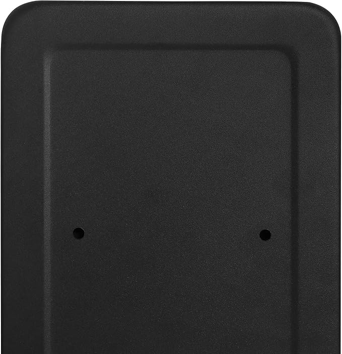 Amazon Basics Locking Steel Cabinet Security Lock Box With 48 Key Hooks, Black, 2.8" D x 7" W x 9.8" H