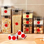 PARLAIM 3/4 Inch Color Coding Label Stickers,500PCS Circle Inventory Sticky Dots Sticker in Dispenser Box,Red Adhesive Round Dot Labels for Office Home (Red)