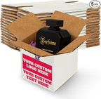 MT Products Custom Printed White Cardboard Shipping Boxes 6" x 6" x 6" - Personalized Mailing Boxes and for Gifting