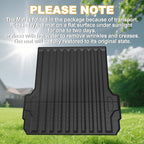 Truck Bed Mat for 2026 2025 2024 Toyota Tacoma, All Weather Truck Bed Liner for 2026 2025 Toyota Tacoma Accessories, 5FT TPE Cargo Liner Truck Mat