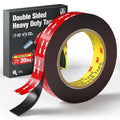 Double Sided Heavy Duty Tape, Made of 3M VHB Tape, 16.5 FT × 0.94 in Mounting Adhesive Foam Tape Waterproof High Temperature Resistant for Automotive LED Strips Home Office Decor Indoor Outdoor