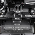 KELCSEECS® Floor Mats & Cargo Liner Custom for Volkswagen Jetta 2019-2026 All Weather Protection TPE Floor Liners Front& Rear Row Full Set Accessories Black