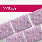 6x9 Poly Mailers – Lightning Bolt – Waterproof, Tear-Resistant Shipping Bags with Adhesive Seal – 200 Pack – Package Mint