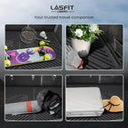 LASFIT Trunk Mat for Lincoln Corsair 2025 2024 2023 2022 2021 2020, All Weather TPE Cargo Mats Custom Fit Cargo Liner Front & Rear Trunk Liner, Black, Easy to Clean