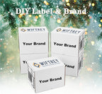 WIFTREY 8x6x6 inches Shipping Boxes set of 20 White Corrugated Cardboard Box for Packaging Small Business, Moving, Mailing