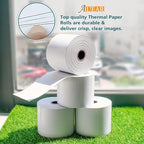 AUEAR, Thermal Cash Register POS Paper Rolls, 2 1/4" x 230' - BPA Free (100 Pack)