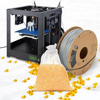 Desiccant Beads – 2.4 LBS Silica Beads with Orange Indicating Silica Gel, Premium Silica Gel Beads 3-5mm Industry Standard, Rechargeable Desiccant Used for 3D Filament
