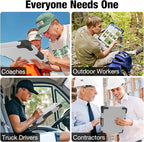 Sooez Toughest Clipboard with Storage, Internal Pen Pouch Included, Letter/ A4 Size, Shockproof Heavy Duty Plastic Clip Boards 8.5x11”, High Capacity Clipboards Box Case for Contractor Trucker Driver