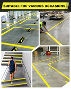 Avery Dennison Floor Marking Tape, 2 Inch x 108 Ft Yellow Caution Tape, 1 Rolls Heavy Duty Safety Tape for Indoor & Outdoor, High Adhesion & Durable | Warehouse, Factory, Parking, Retail