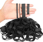 Rubber Bands Assorted Sizes Black Elastic Bands Tactical rubber band for Office supplies 0.5lbs size82,size#94,size#33,size#64