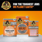 Gorilla Tough & Clear Double Sided Mounting Tape, Clear Tape, 1" x 150" (Pack of 4) - Weatherproof for Indoor or Outdoor