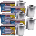900 Gram 5 Pack Dehumidifiers for Home, Rechargeable Gun Safe Dehumidifier, Gun Safe Accessories 2 LBS Dehumidifier for Basement, Closet, Garage, Safe, Car, Moisture Absorbers Desiccants