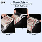 Poly Bags with Suffocation Warning - 200 Pack 8x10 Clear Poly Bags - Extra Strong Seal - Durable 8x10 Poly Bags for Shipping & Packaging - Retail Supply Co