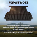 LASFIT 5.0ft Bed Mat for Ford Ranger 2023 2022 2021 2020 2019 Truck Bed TPE All Weather Protector Easy Clean Durable Bed Liner - Not Fit for Drop in Bedlienr