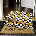 Poly Mailers 10x13 Inch 25 Pcs - Smiles Checkerboard Printed Shipping Bags, 2.4mil Thickness, Waterproof and Tear Resistant Mailing Envelopes, Self-Sealing Packaging Bags for Small Business