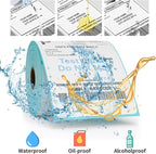 9527 Product 4" x 6" Direct Thermal Shipping Labels for Zebra 2844 ZP-450 ZP-500 ZP-505 Thermal Printers,Blank Direct Thermal Labels 4 Rolls 1800 Labels, 450 Labels/Roll 1" Core
