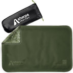 Medium Flexible Gel Ice Packs for Injuries Reusable - Soft Hot and Cold Packs for Injuries for Ankle, Arm, Foot, Leg, Back Pain Relief - 8" x 12" - Green