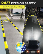 Avery Dennison Safety Floor Tape 2 Inch x 108 FT, Heavy-Duty PVC Forklift-Resistant, High-Visibility Reflective for Warehouse/Factory/Parking, Black & Yellow, ROHS/Reach Certified (3 Rolls)